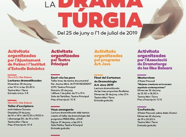 L'IEB participa a la Primera Setmana de la Dramatúrgia amb una convocatòria de textos teatrals i un curs avançat de dramatúrgia