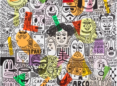 L'IEB col·labora amb Albert Pinya en un projecte d'intervenció mural a la fira de dibuix contemporani Drawing Room Lisboa