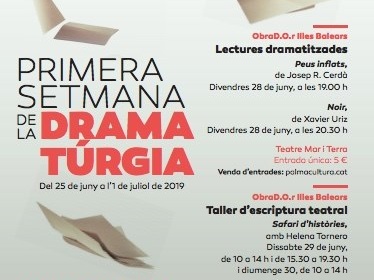 El Govern i l’Ajuntament de Palma organitzen la I Setmana de la Dramatúrgia